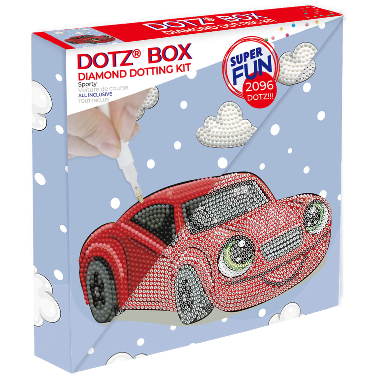 Diamond Dotz Sporty Diamond Painting Kits for Adults - Diamond Art Kits a Relaxing Creative Craft Kit with Dotz Gems 8.7x8.7